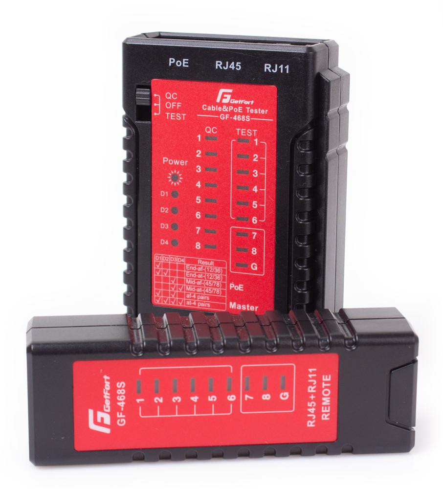 Tester LAN POE AT/AF Getfort GF-468S