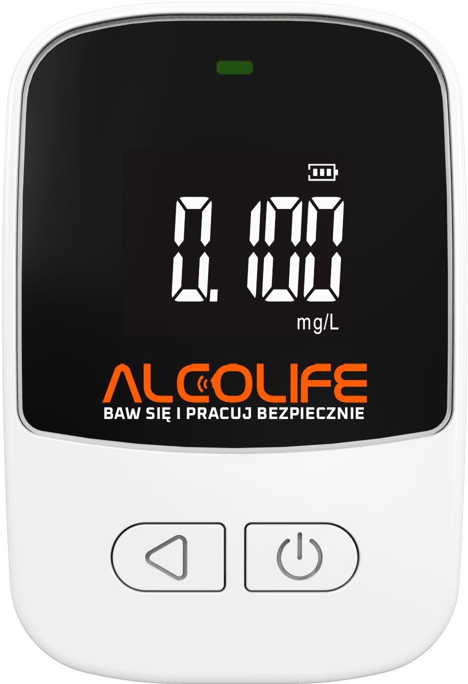 Alkohol tester AlcoLife S3 MINI – Obrázok 2