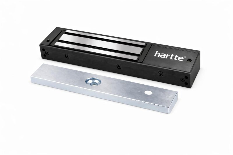 Zámok elektromagnetická Hartte MG280SR-BK 280kg čierna s monitoringom a signalizáciou