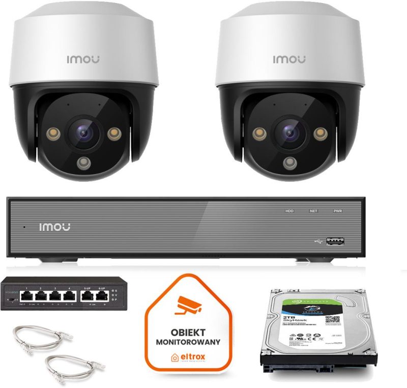 Sada monitoringu IMOU 2x kamera IP Cruiser 4MP POE