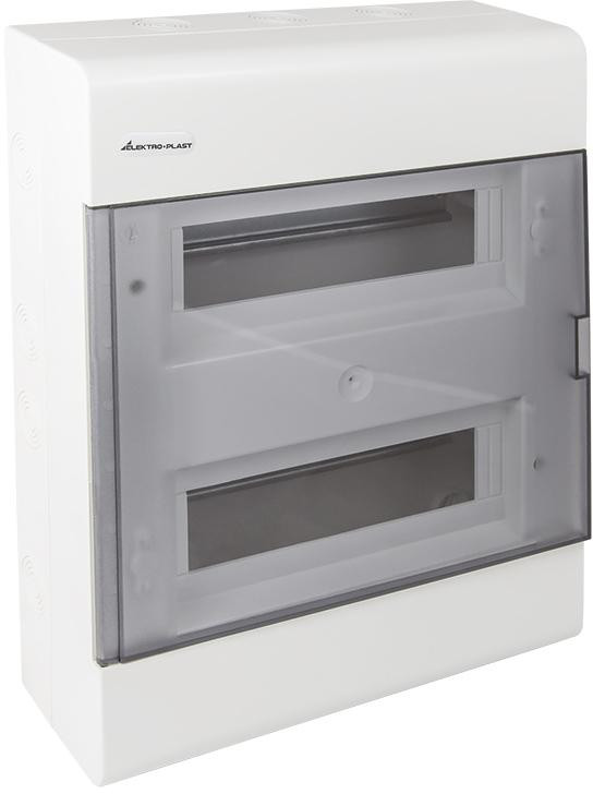 Rozvádzač modulárna 2x12 nadomietková (N+PE) IP40 SRn-24 Elektro Plast Opatówek