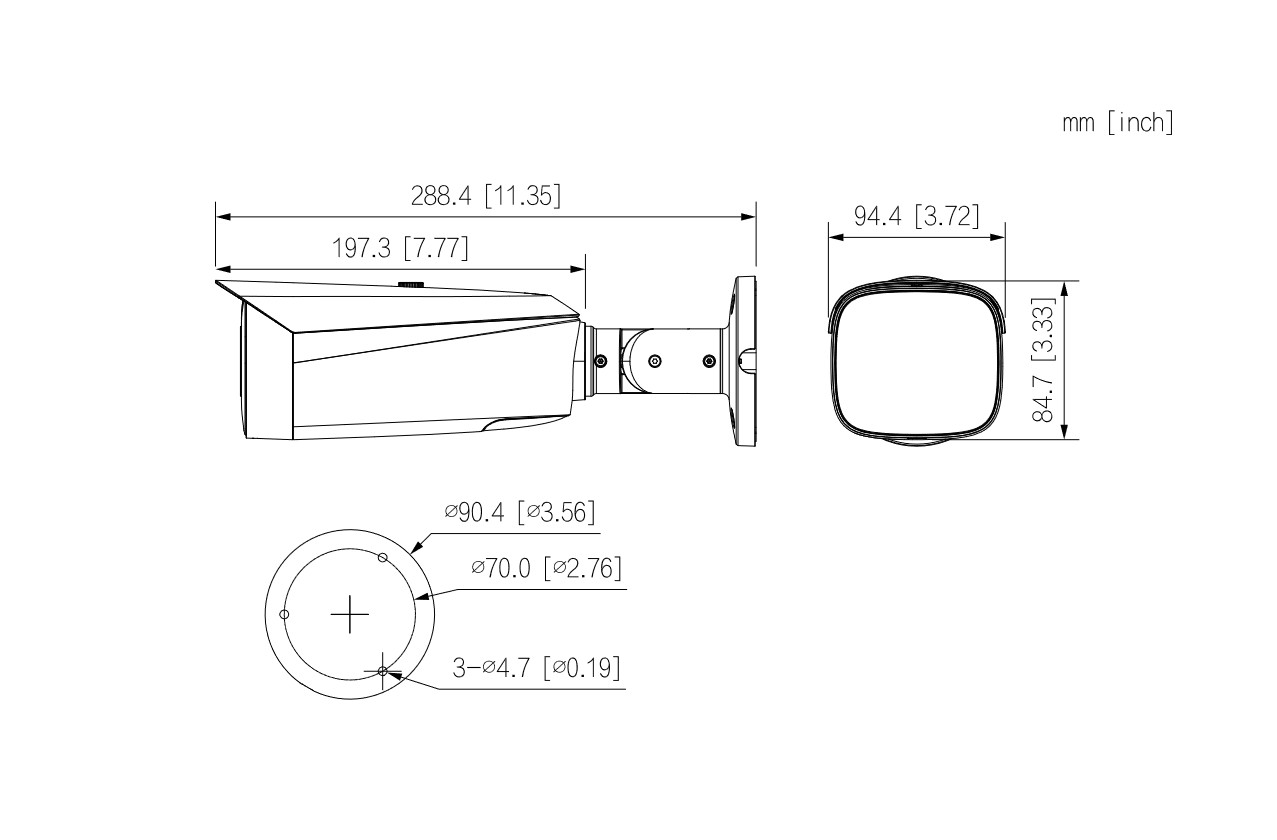 Kamera IP Dahua IPC-HFW5449T1-ZE-LED-2712 – Obrázok 3