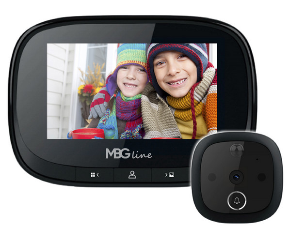 Kamera MBG Line SF55 BLACK Edition kukátko do dvere