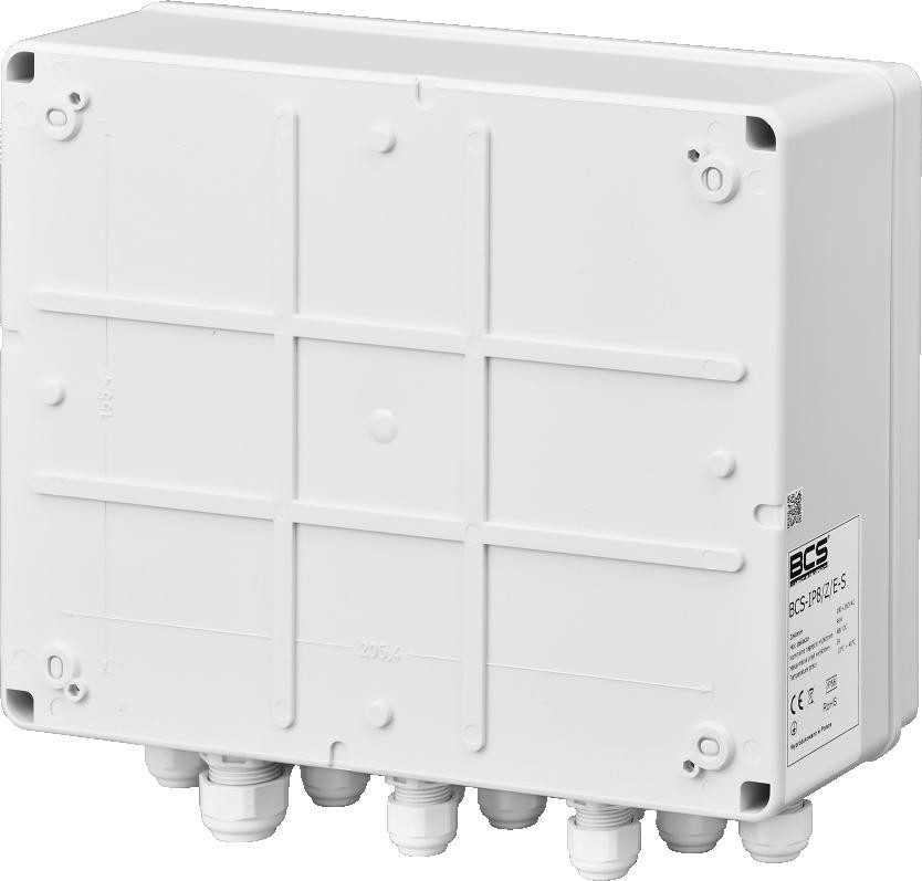 Sada do napájania kamier IP BCS Power BCS-IP8/Z/E-S – Obrázok 4