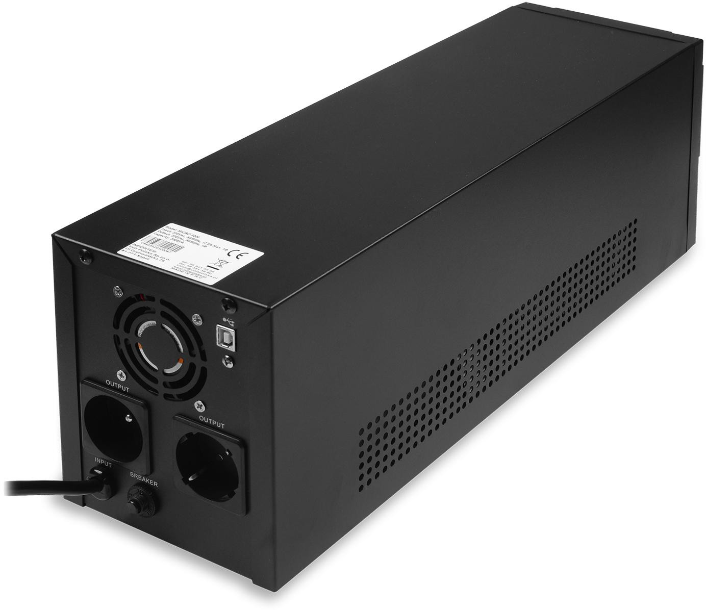 UPS ZASILACZ AWARYJNY VOLT POLSKA MICRO 3000VA 1800W – Obrázok 4