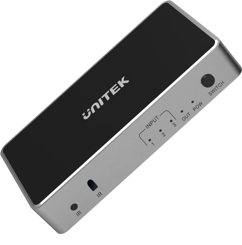Unitek Prepínač signálu HDMI 1.4b 3 IN-1 OUT 4K