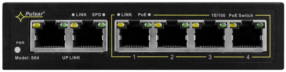 SWITCH POE 4+2 PULSAR S64 – Obrázok 2