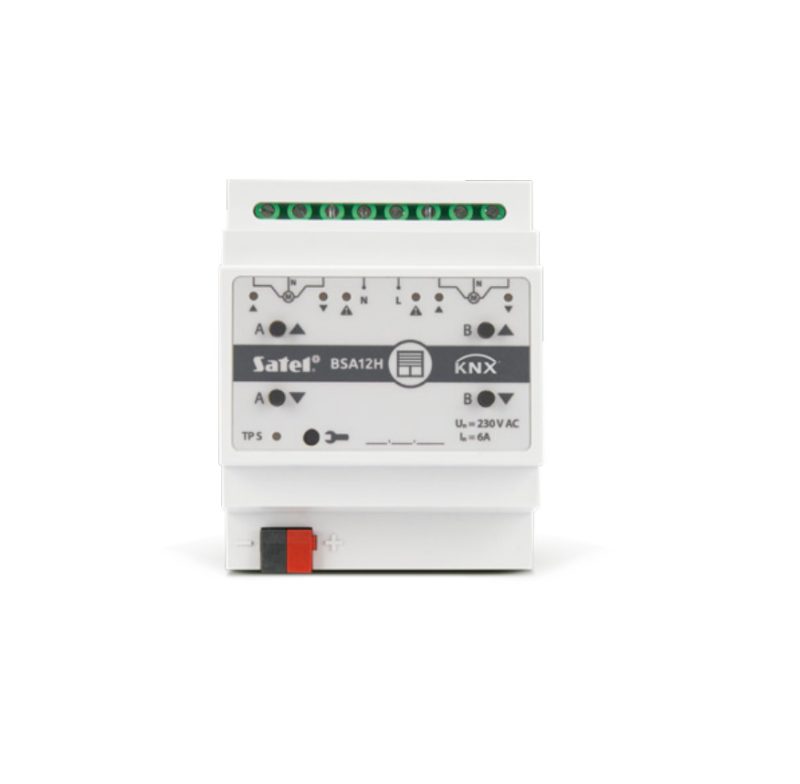 SATEL KNX 2-kanałowy aktor žalúziový 230V AC KNX-BSA12H