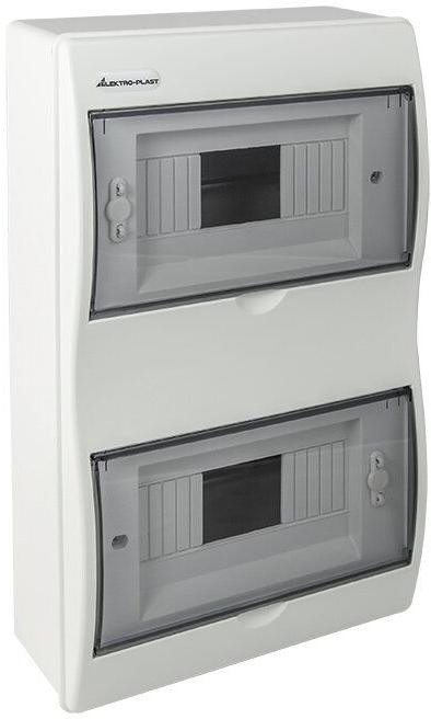 Rozvádzač n/t RN-16 Fala (N+PE) IP40 403x238x95mm, biela | 7.4 Elektro-Plast Opatówek