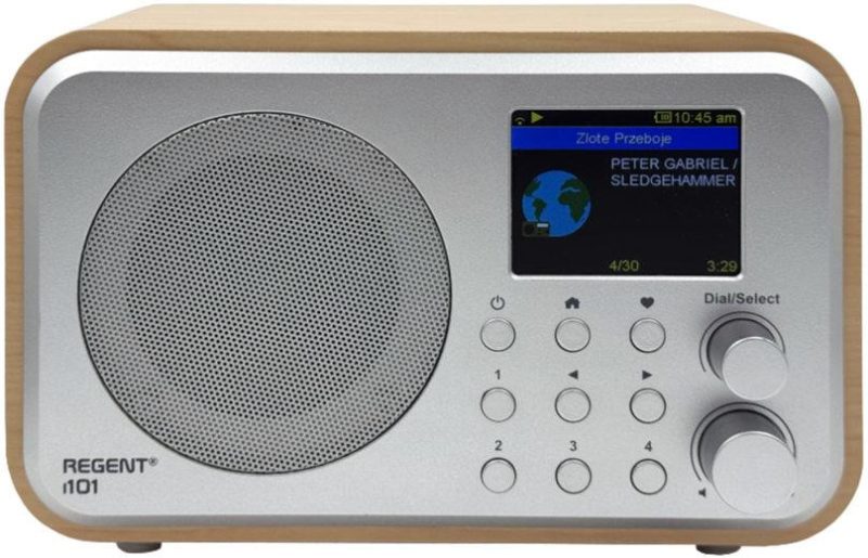 Radio internetowe Ferguson Regent i101 | DAB+ | FM RDS / Akumulátor 2000 mAh (Svetlé Drewno)