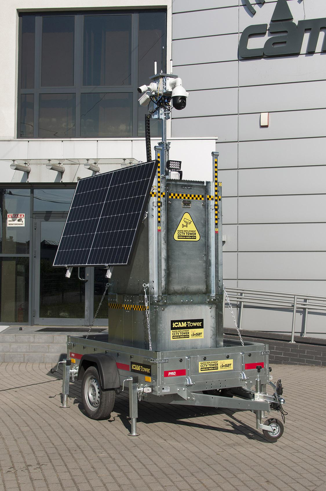 Mobilná wieża do zdalnego wideomonitoringu CCTV iCAM-TOWER 5MQ3 – Obrázok 13