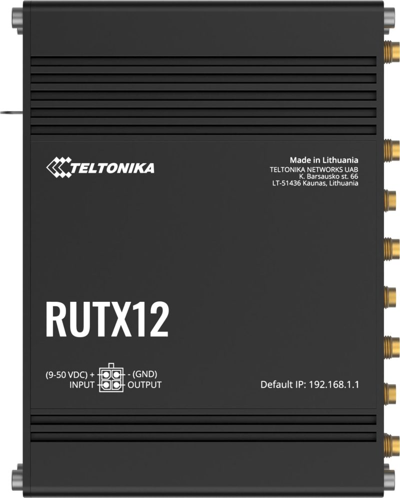 Teltonika RUTX12 router priemyselný 4G / LTE (RUTX12000000)