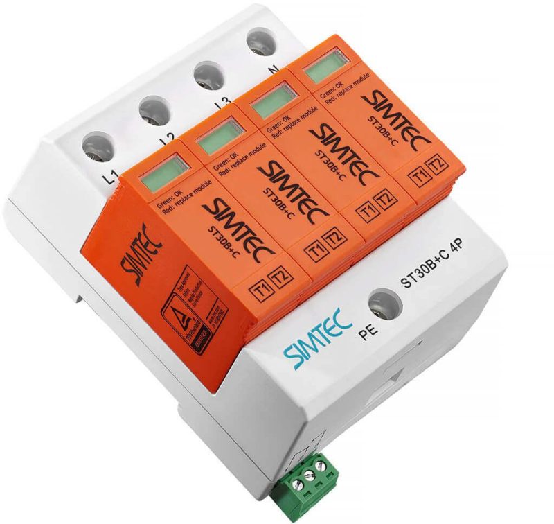 Simtec ST30 85201010 - Obmedzovač prepätí T1+T2 4P 30kA 275V