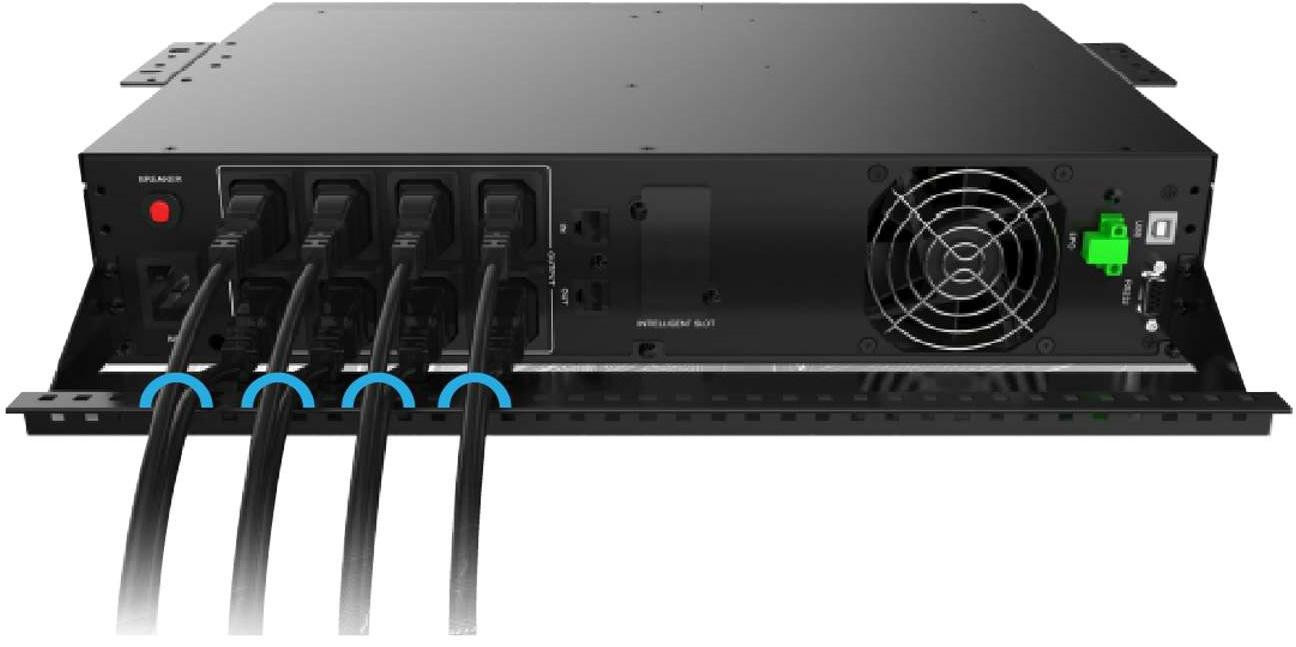 Panel Organizacyjny Okablowania do UPS PowerWalker VI RLP – Obrázok 2