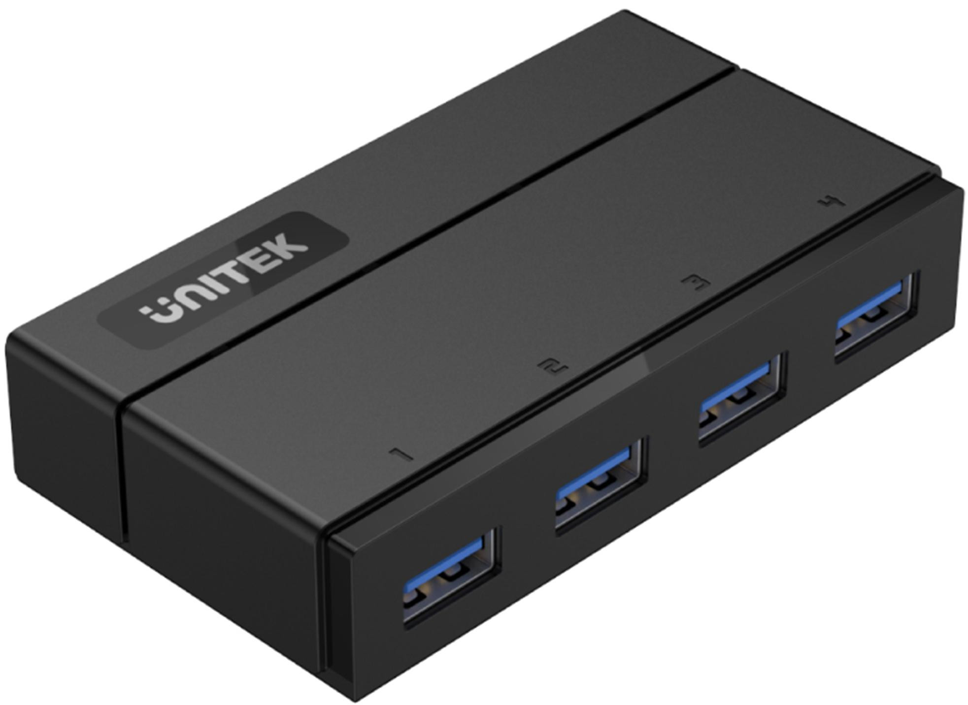Unitek Y-HB03001 hub 4x USB3.0 s s funkciou ładowania