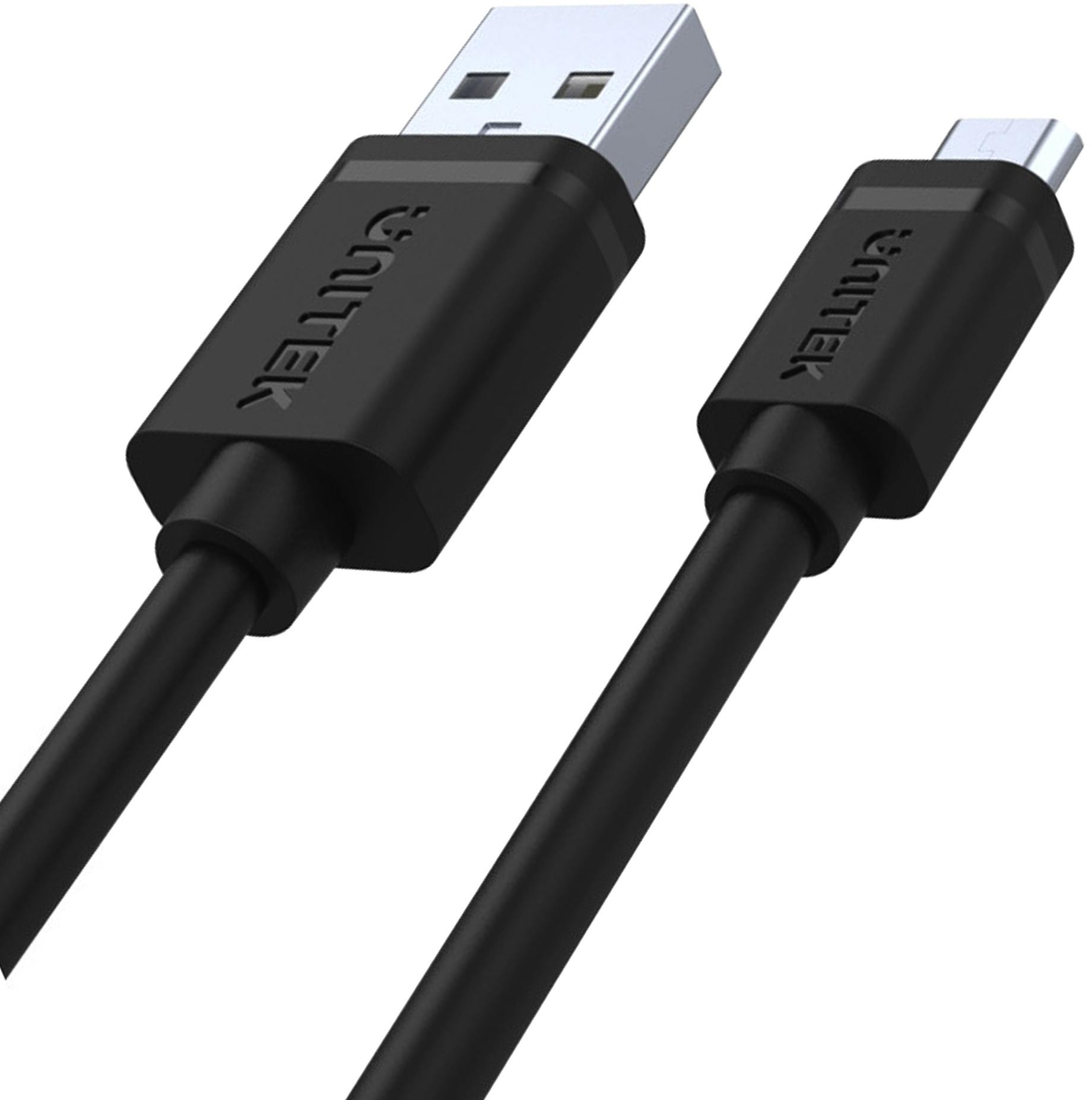Unitek Y-C451GBK Mobile kábel microUSB-USB 2.0 1M