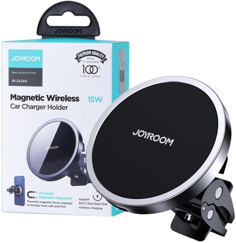 Držiak automobilový magnetický nabíjačka indukčná Joyroom JR-ZS240 Qi 15W MagSafe Apple Iphone
