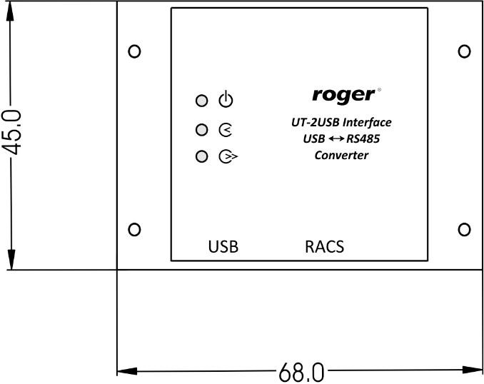 Interfejs ROGER UT-2 USB – Obrázok 3