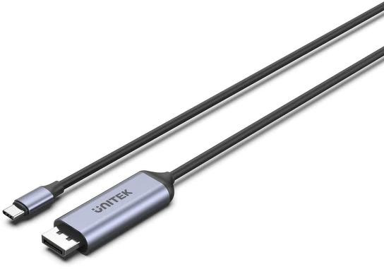 Unitek Adapter USB-C na DP 1.4 8K@60Hz kábel 1,8m