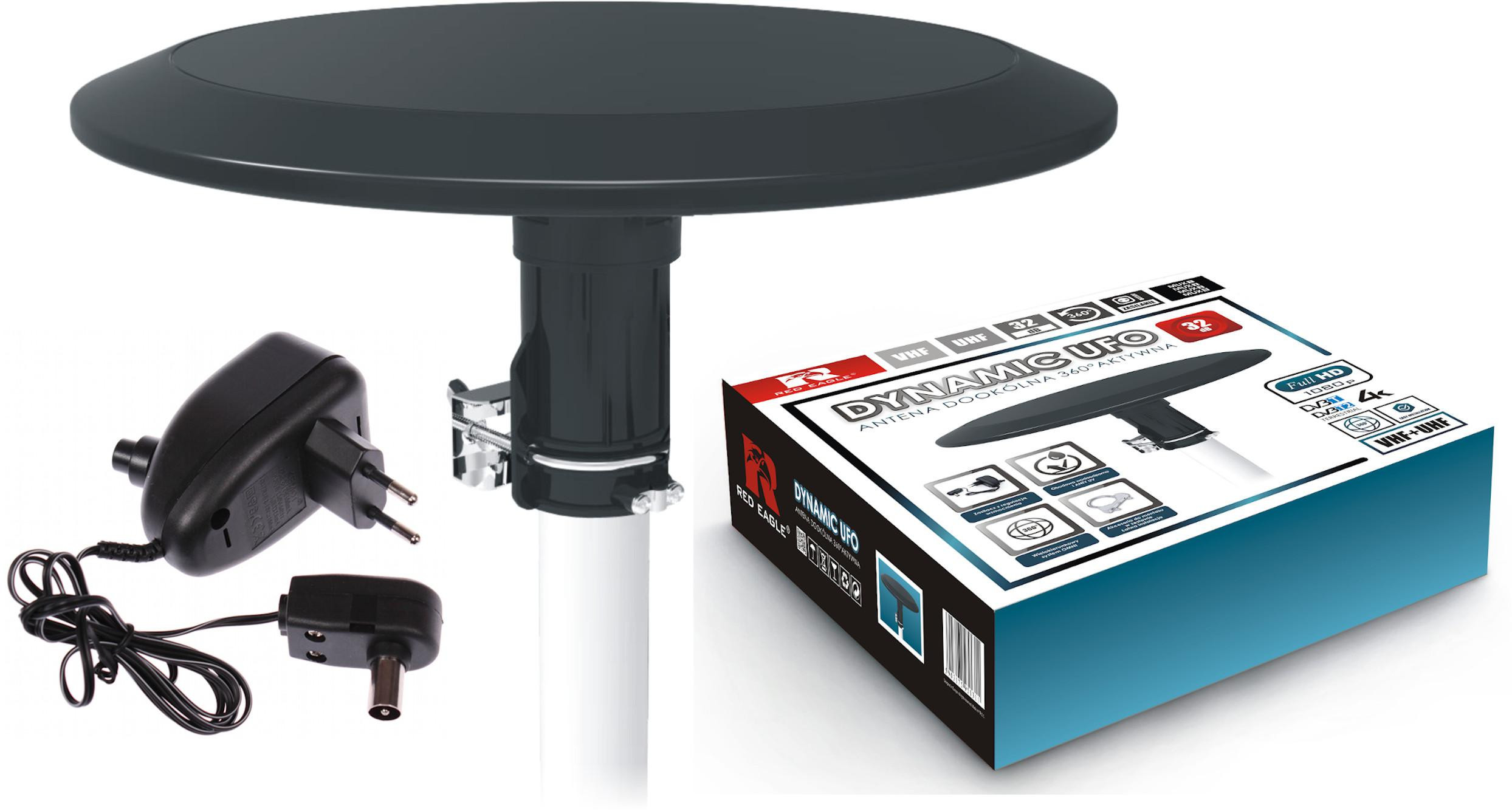 Antena dookólna RED EAGLE Dynamic UFO - aktywna – Obrázok 4