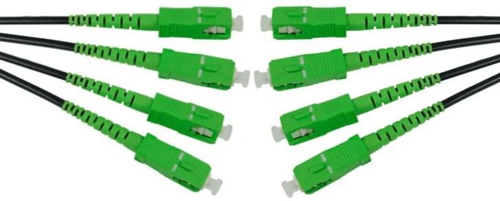 Patchcord Airflow GOLD SC/APC-SC/APC LZ-Fan 657A2 4J 100m