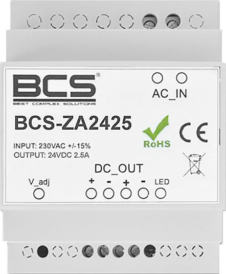 Napájací zdroj BCS-ZA2425 – Obrázok 3