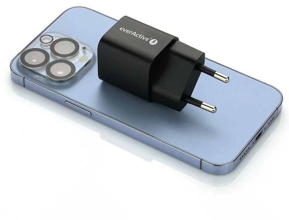 Nabíjačka Sieťová everActive GAN SC-390QB 30W 1xUSB-C 1xUSB-A PD PPS – Obrázok 13