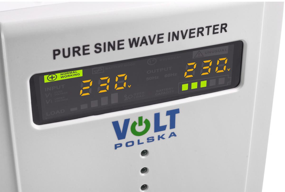 Przetwornica Volt Polska SinusPro 2000E 2000VA 12V 1250/2000W – Obrázok 2