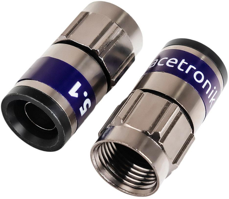 Zástrčka F samokompresyjny Spacetronik Self Instal 6TD 5.1 - 50 ks – Obrázok 4