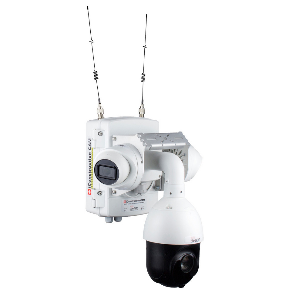 Sada Kamier Budowlanych Camsat iConstruction-CAM X25 Duplex DOME-2M – Obrázok 2