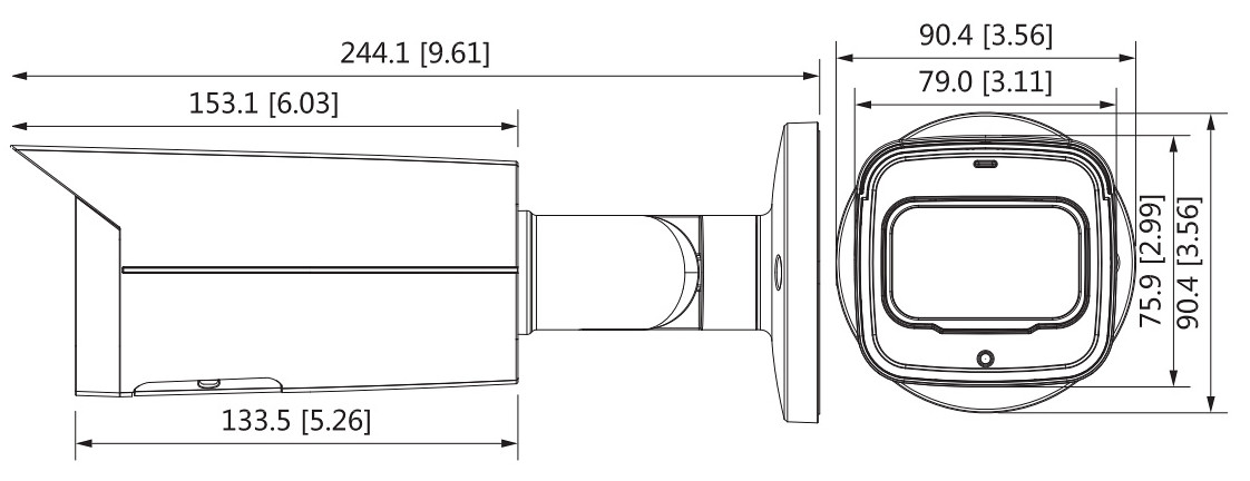 Kamera IP Dahua IPC-HFW1230T-ZS-2812-S5 – Obrázok 2