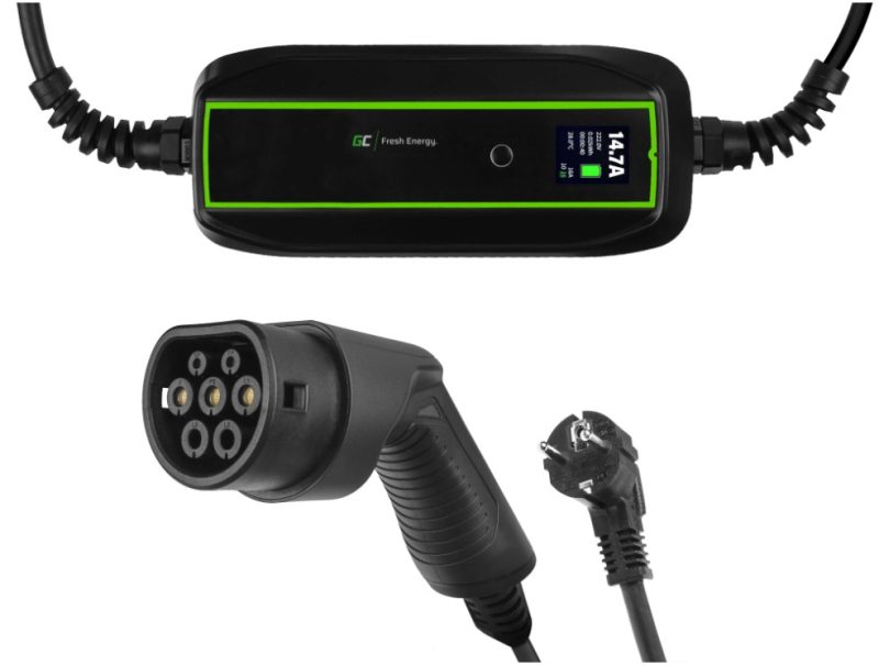 Nabíjačka Mobilná do Samochodów Elekrtycznych Green Cell 3,6kW TYPE 2
