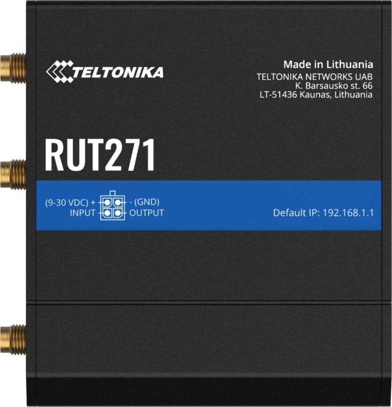 Teltonika RUT271 router priemyselný 5G RedCup (RUT271000000)
