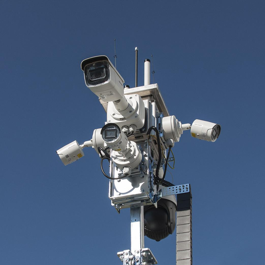 Mobilná wieża do zdalnego wideomonitoringu CCTV iCAM-TOWER 5MQ3 – Obrázok 2