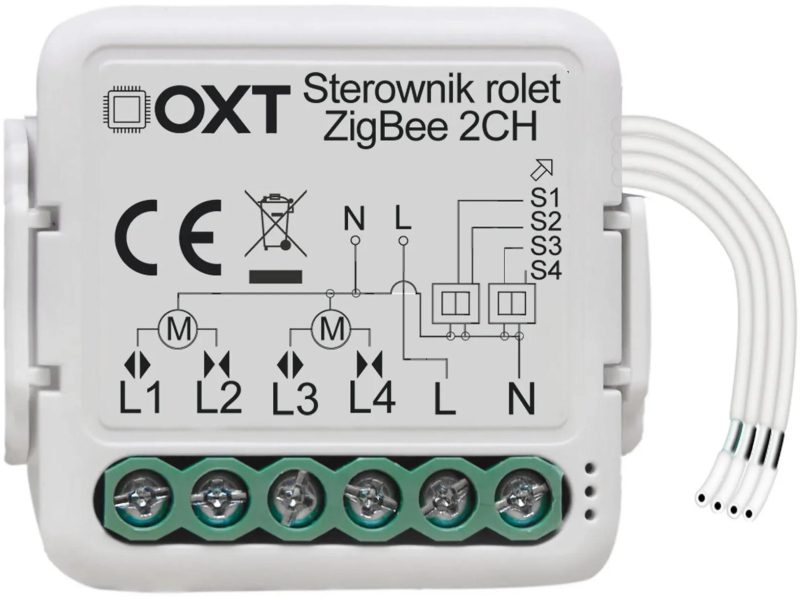 Modul OXT MINI ovládač 2 rolety ZigBee Tuya T268