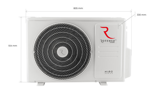 Klimatizácia Rotenso Hiro S LINE H50Xm2 Multi Agregát – Obrázok 2