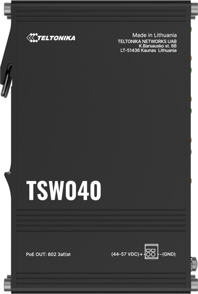 Teltonika TSW040 switch priemyselný POE (TSW04000000)