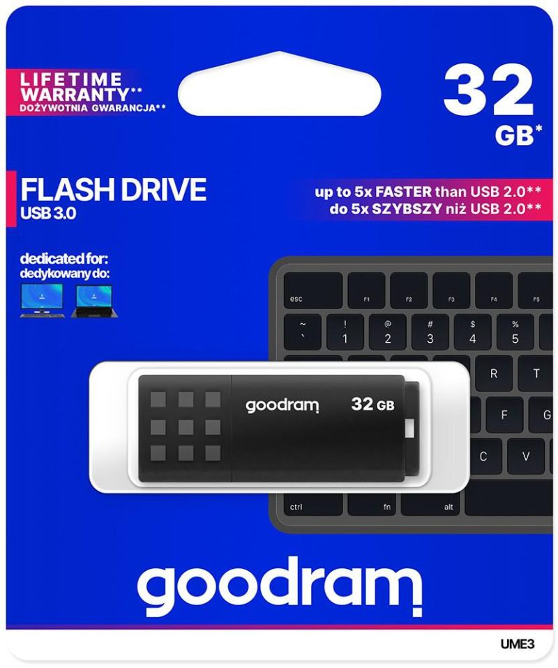 Pendrive GoodRam UME3 32GB USB 3.0 Čierny