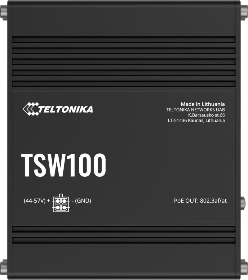 Teltonika TSW100 switch priemyselný POE (TSW100010000)