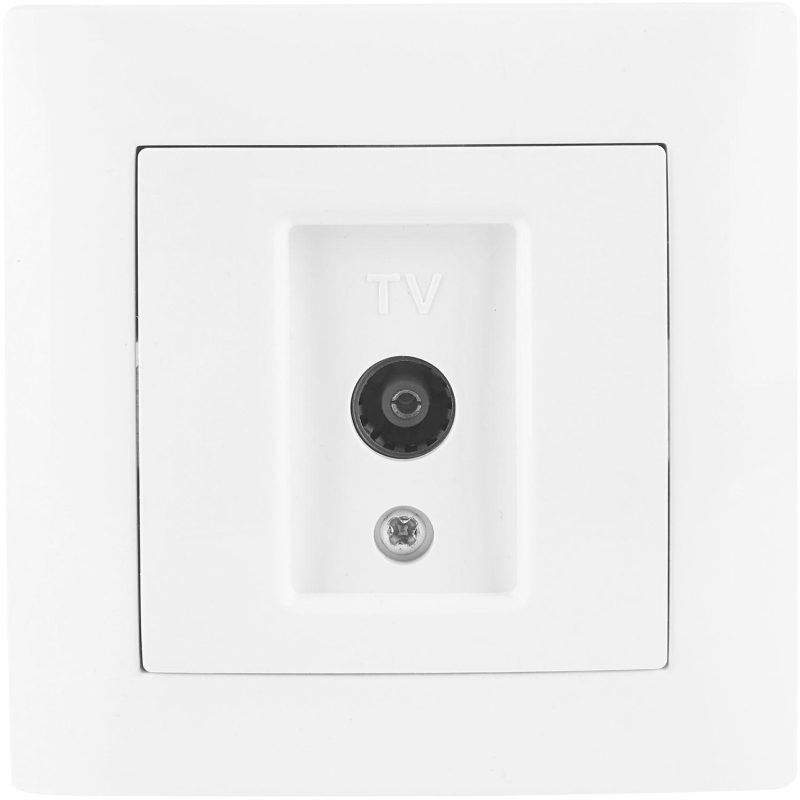 Zásuvka TV VCX WESA LC 43 Biely
