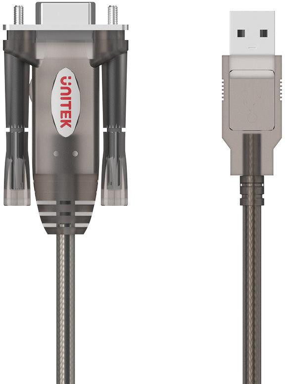 Kábel USB Unitek szeregowy USB-A do RS232 (DB9F) – Obrázok 2