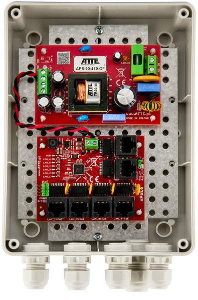 Switch 5-PORTOWY POE ATTE IP-5-11-M2
