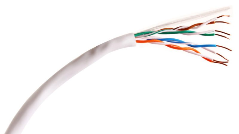 KABEL SKRĘTKA GETFORT PREMIUM CAT.5E U/UTP PVC 1m