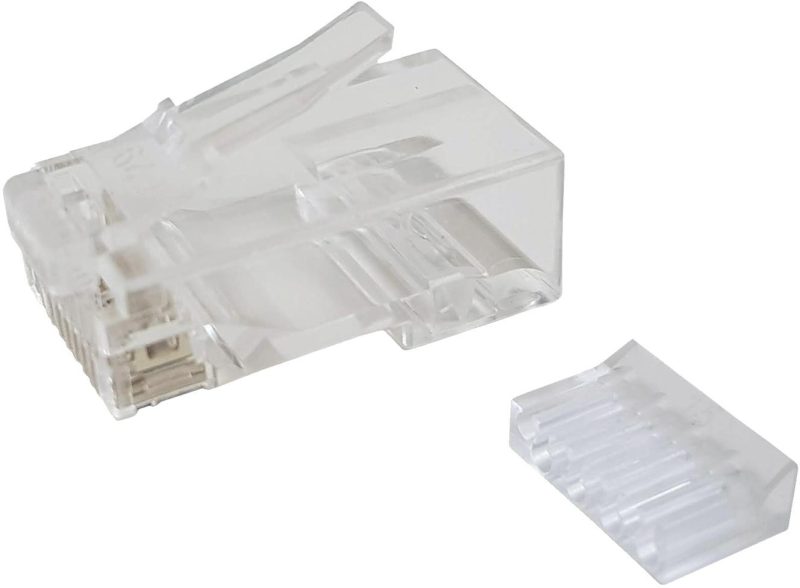 Zástrčka Sieťový Konektor Solarix RJ45 CAT.6 UTP KRJ45/6SLD 100 ks