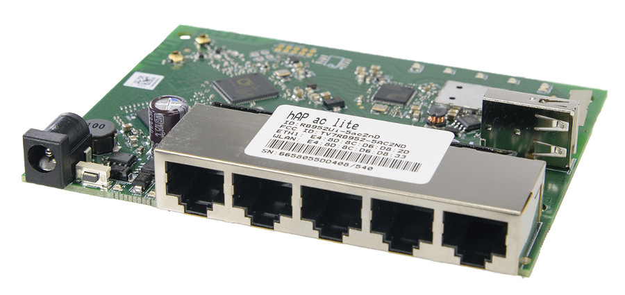 MikroTik Routerboard hAP AC LITE (RB952Ui-5ac2nD) – Obrázok 3