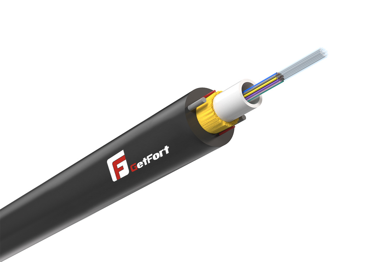 Kábel optický Getfort Aramid 12J 1m