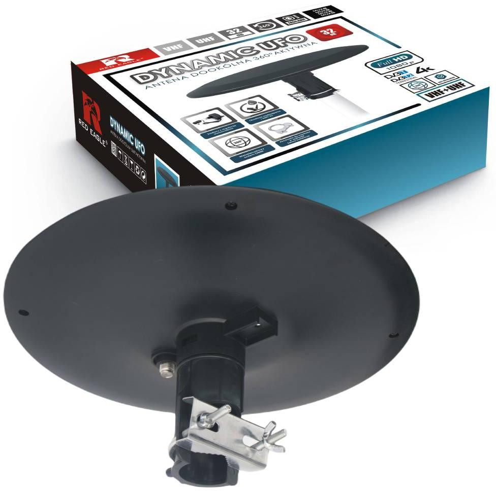 Antena dookólna RED EAGLE Dynamic UFO - aktywna – Obrázok 2