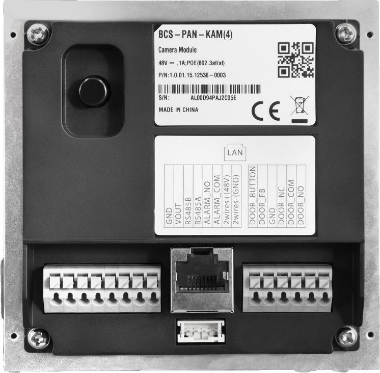Modul kamera videovrátnik BCS LINE BCS-PAN-KAM(4) – Obrázok 5