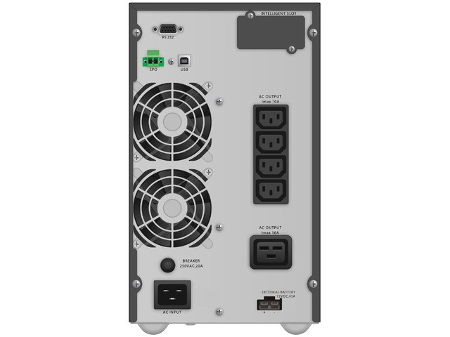 UPS ZASILACZ AWARYJNY PowerWalker VFI 3000 TGB – Obrázok 2