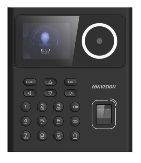 Terminál Z Identifikáciou Tváre I Linii Odtlačkov Hikvision DS-K1T320EFWX